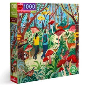 eeboo Hike in the Woods 1000 Piece Puzzle MISSING 8 pieces